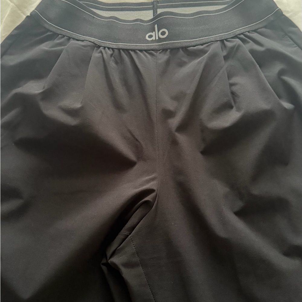 ALO Yoga Black Wide-Leg Pants - Picture 2 of 4